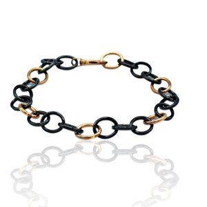 Superoro 18K Rose Gold Ceramic Bracelet